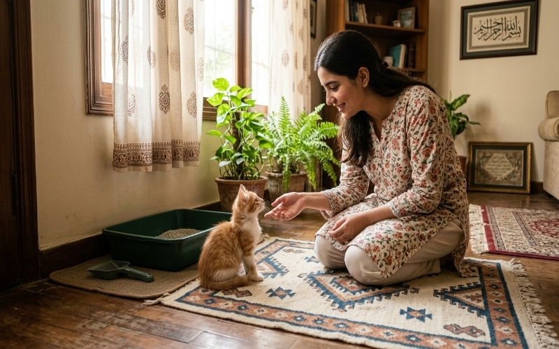 How to Train a Kitten at Home in pakistan