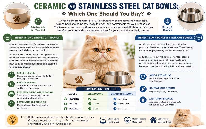 Best Cat Bowls for Persian Cats