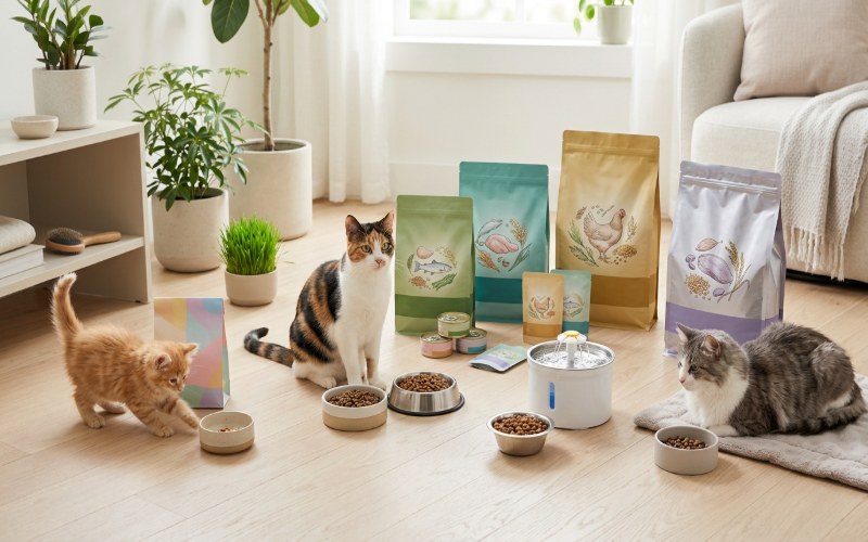 Sanabelle cat food range for kittens, adults, seniors and specific needs
