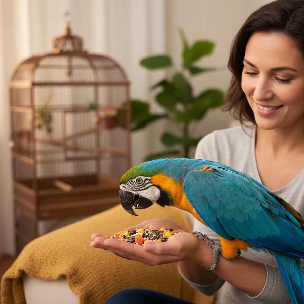 Premium Seed Mix For Big Parrots Nutritious Daily Bird Food