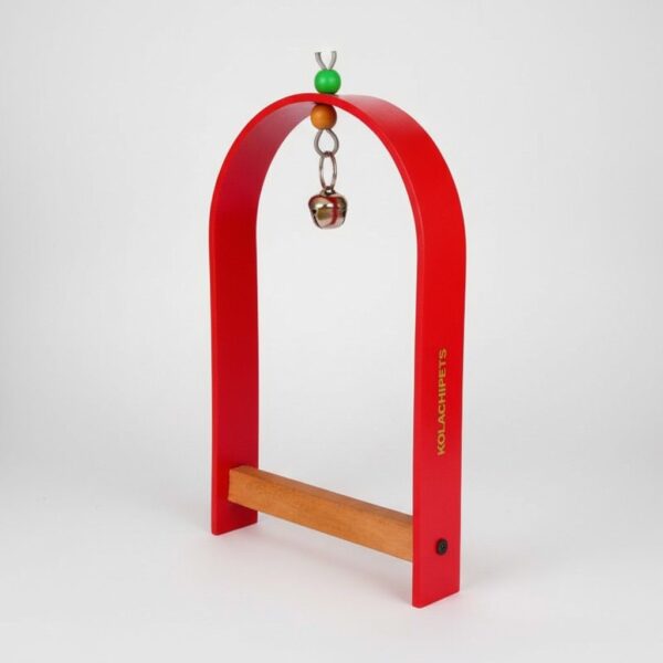 Kolachipets New Design Acrylic Wooden Swing for Bird Cage – Parrot Toy (2)