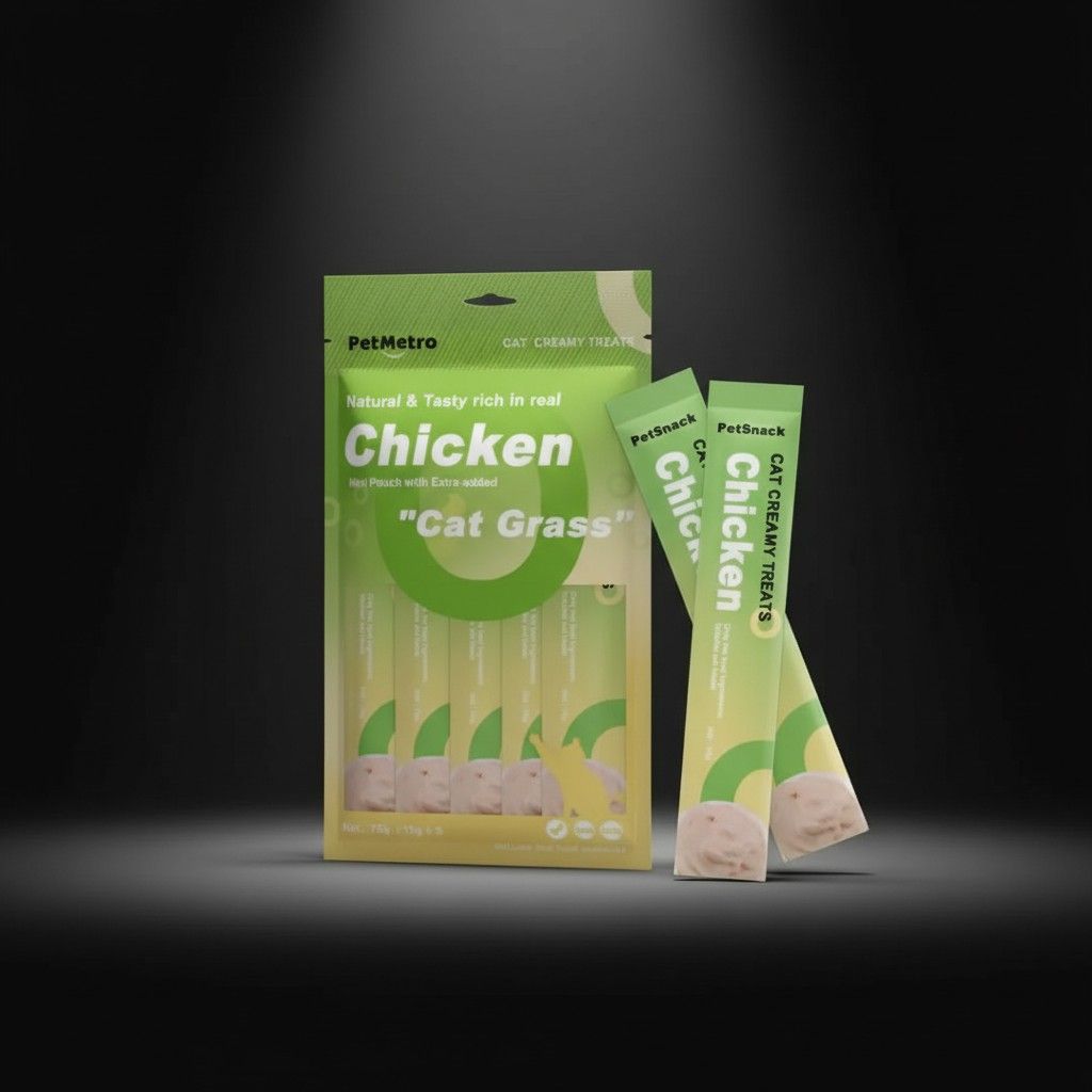 Pet Metro Natural Chicken Creamy Cat Treats 75g