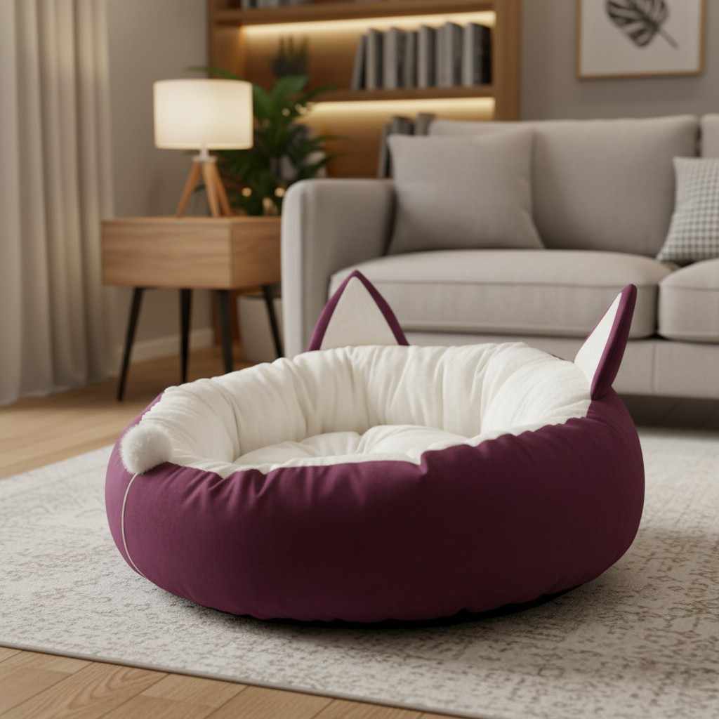 Cat Ears Pet Bed Cute & Cozy Sleeping Bed for Cats