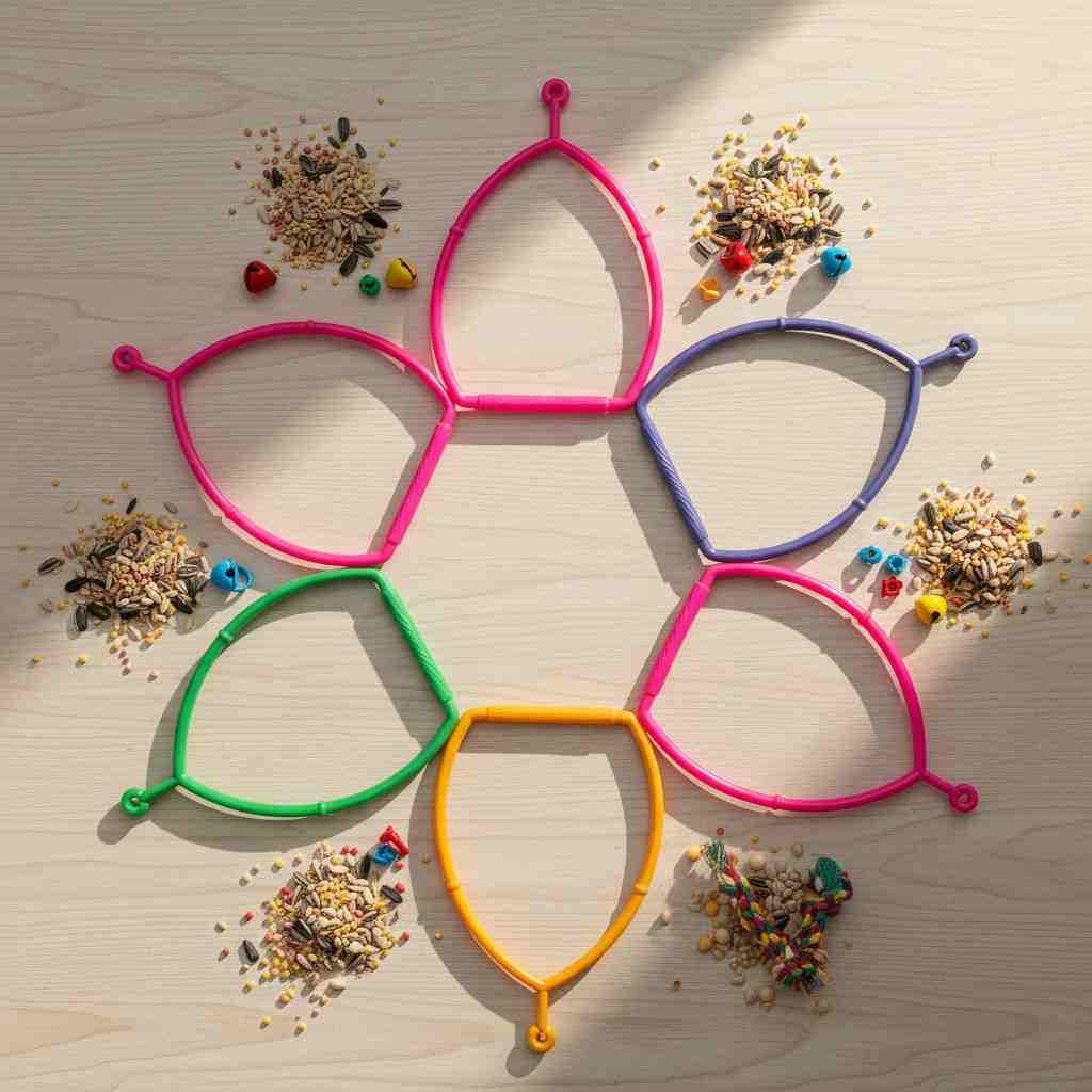Toy Swings for Small Birds Cage – Pack of 5