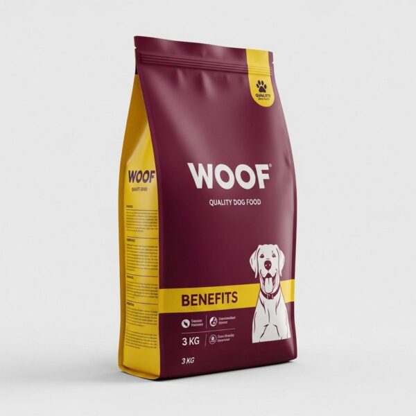 Woof Adult Dog Food 3Kg Real Chicken And Fish