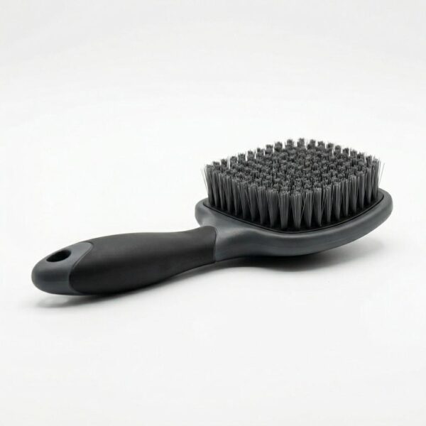 Pet hand brush grooming tool with soft bristles