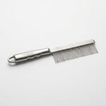 Stainless steel pet grooming comb for cats and dogs