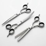Professional pet grooming scissors set for dogs and cats