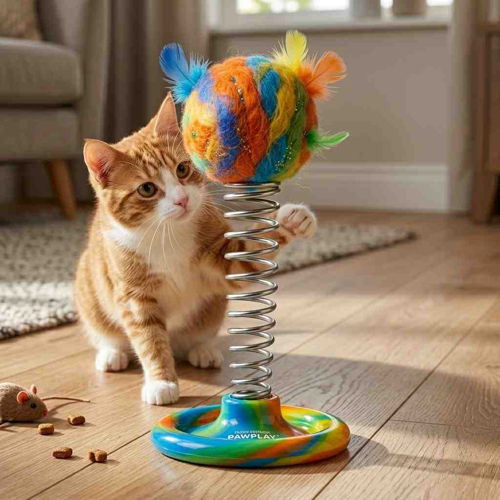 Spring Ball Cat