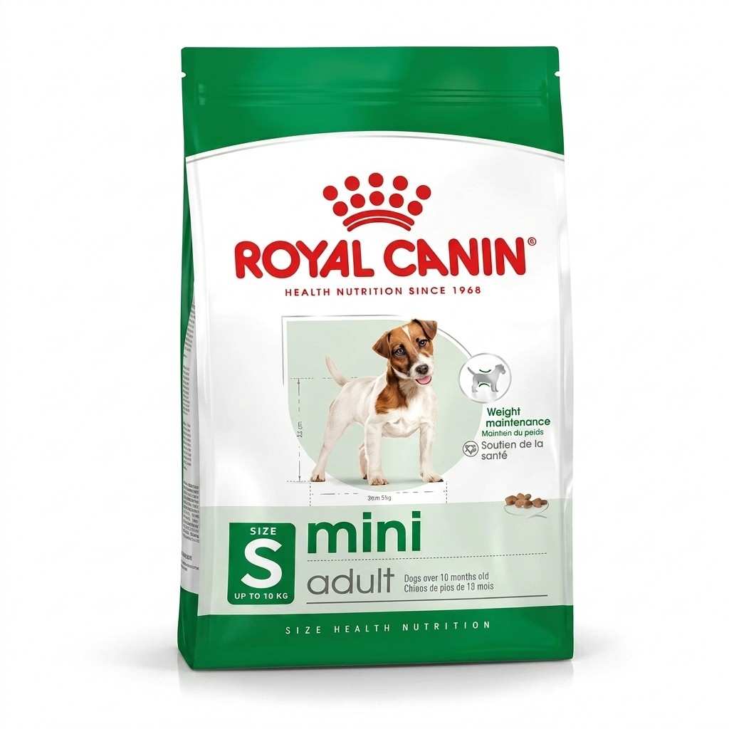 Royal Canin Mini Adult Dog Food 4 KG front packaging