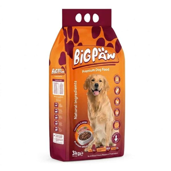 Big Paw Dog Food 3K front packaging