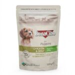Bonacibo Puppy Pouch Chicken and Beef 100G front packaging