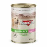Bonacibo Canned Puppy Food Pate Lamb and Rice 400g