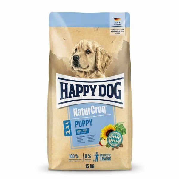 Happy Dog Puppy NaturCroq Puppy 15KG front view