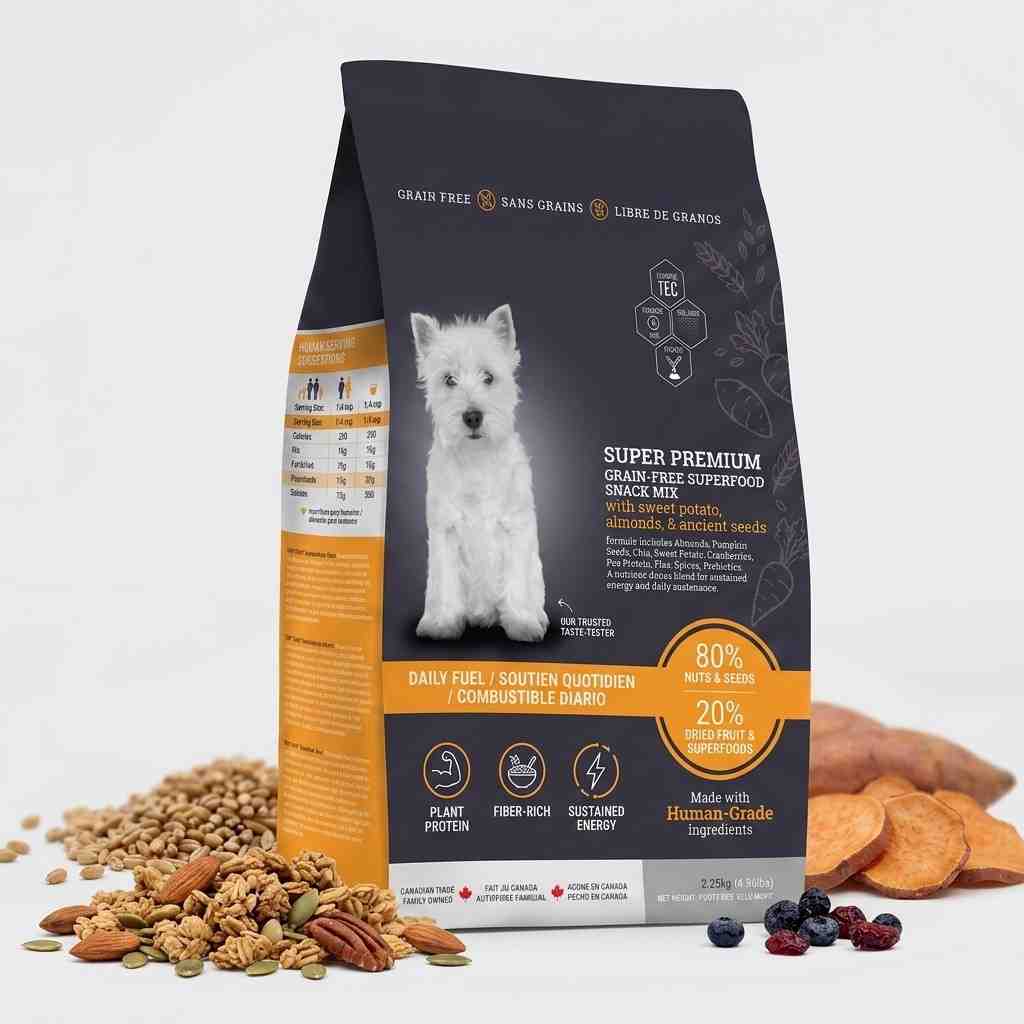 NorthPaw Grain Free Lamb and Sweet Potatoes Dog Food front packaging