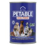 Petable Whole Minced Beef Gravy Formula Dog Food front can
