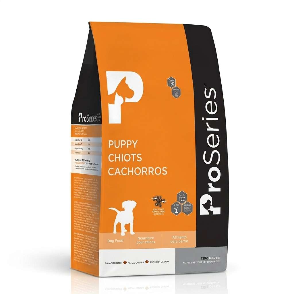 ProSeries Puppy Food 13KG bag front view on white background
